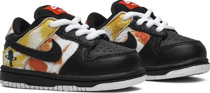 Nike Toddlers Dunk SB Low Sneakers - 'Tie-Dye Raygun - Black'