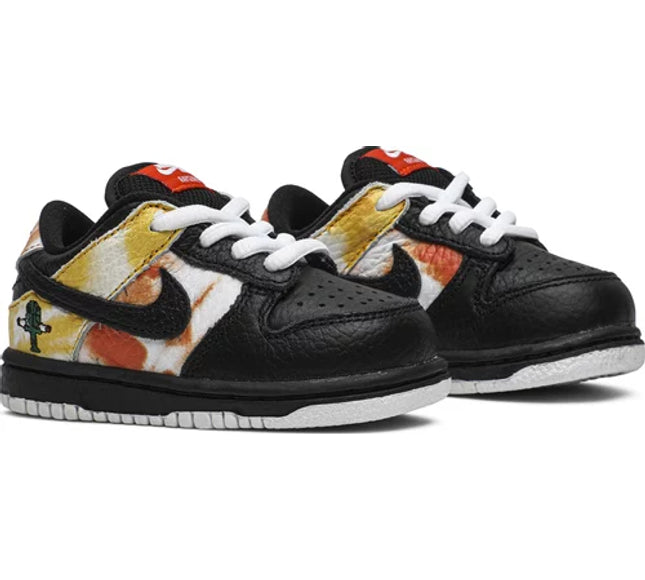 Nike Toddlers Dunk SB Low Sneakers - 'Tie-Dye Raygun - Black'