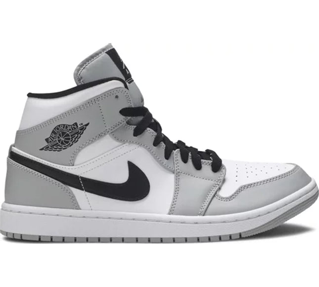Nike Mens Air Jordan 1 Mid Sneakers - 'Smoke Grey'