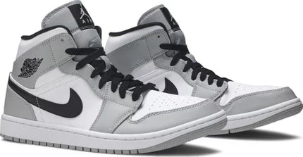 Nike Mens Air Jordan 1 Mid Sneakers - 'Smoke Grey'