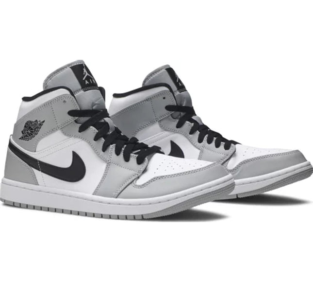 Nike Mens Air Jordan 1 Mid Sneakers - 'Smoke Grey'