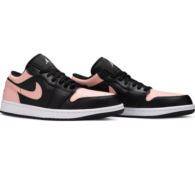 Nike Mens Air Jordan 1 Low Sneakers - 'Crimson Tint'