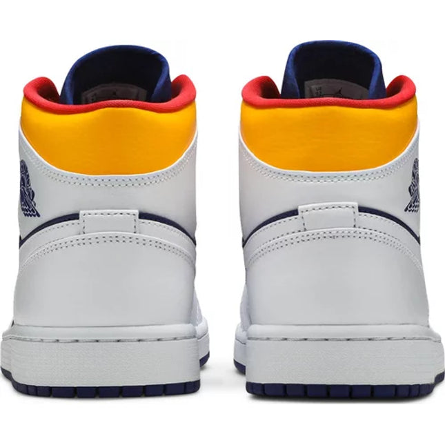 Air Jordan 1 Mid 'White Deep Royal Blue'