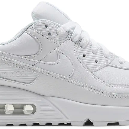 Nike Mens Air Max 90 Sneakers - LTR 'Triple White'