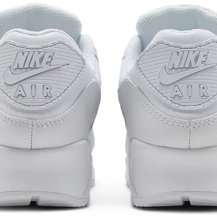 Nike Mens Air Max 90 Sneakers - LTR 'Triple White'