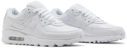 Nike Mens Air Max 90 Sneakers - LTR 'Triple White'