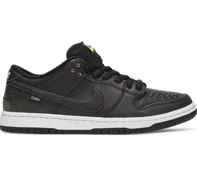 Nike Mens Civilist x Dunk Low Pro SB QS Sneakers - 'Thermography'