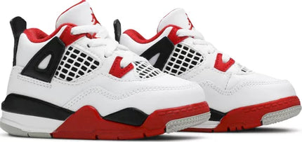 Nike Toddlers Air Jordan 4 Retro OG Sneakers - 'Fire Red' 2020