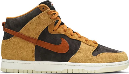 Nike Mens Dunk High Premium Sneakers - 'Dark Curry'