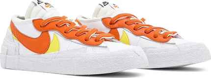 Nike Mens Sacai x Blazar Low Sneakers - 'Magma Orange'
