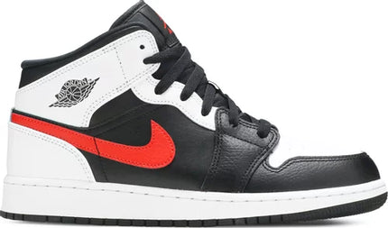 Nike Grade School Womens Air Jordan 1 Mid Sneakers - 'Chile Red'