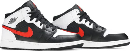Nike Grade School Womens Air Jordan 1 Mid Sneakers - 'Chile Red'