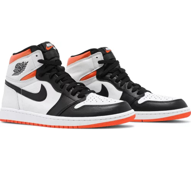 Nike Mens Air Jordan 1 Retro High OG Sneakers - 'Electro Orange'