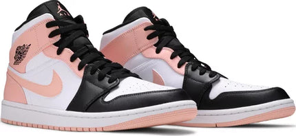 Nike Mens Air Jordan 1 Mid Sneakers - 'Crimson Tint'