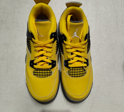 AIR JORDAN 4 YELLOW THUNDER PS *NEW-MISMATCH SIZE* *SALES ARE FINAL*