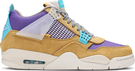 Nike Mens Union LA x Air Jordan 4 Retro Sneakers - 'Desert Moss'