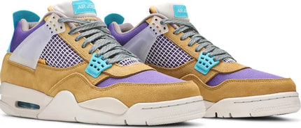 Nike Mens Union LA x Air Jordan 4 Retro Sneakers - 'Desert Moss'
