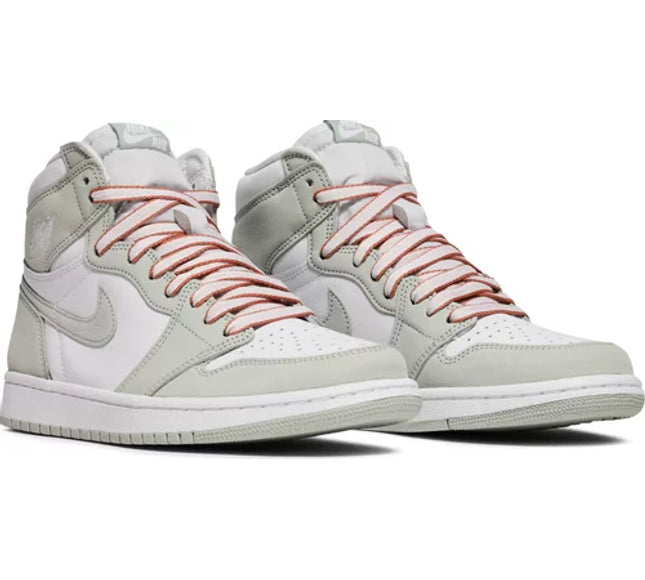 Nike Womens Air Jordan 1 Retro High OG Sneakers - 'Seafoam'