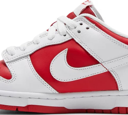Nike Grade School Womens Dunk Low Sneakers - 'Championship Red'