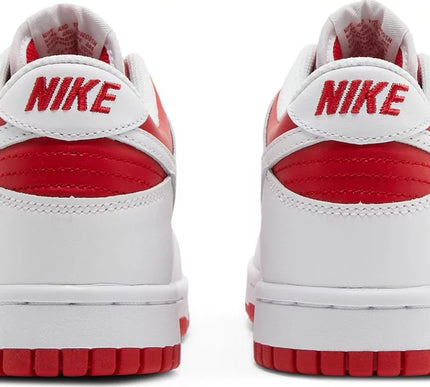 Nike Grade School Womens Dunk Low Sneakers - 'Championship Red'