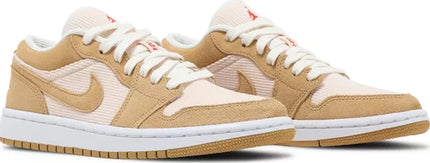 Nike Womens Air Jordan 1 Low SE Sneakers - 'Twine'