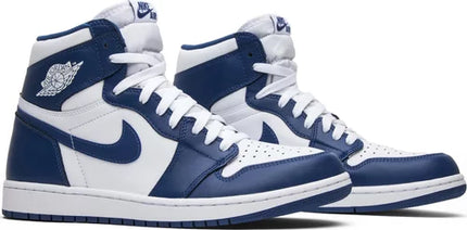 Nike Mens Air Jordan 1 Retro High OG Sneakers - 'Storm Blue'