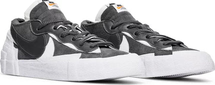 Nike Mens Sacai x Blazer Low Sneakers - 'Iron Grey'