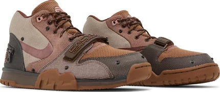Nike Mens Travis Scott x Air Trainer 1 SP Sneakers - 'Chocolate'