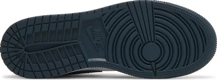 Nike Grade School Womens Air Jordan 1 Mid Sneakers - 'Armory Navy'