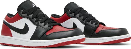 Nike Mens Air Jordan 1 Low Sneakers - 'Bred Toe'