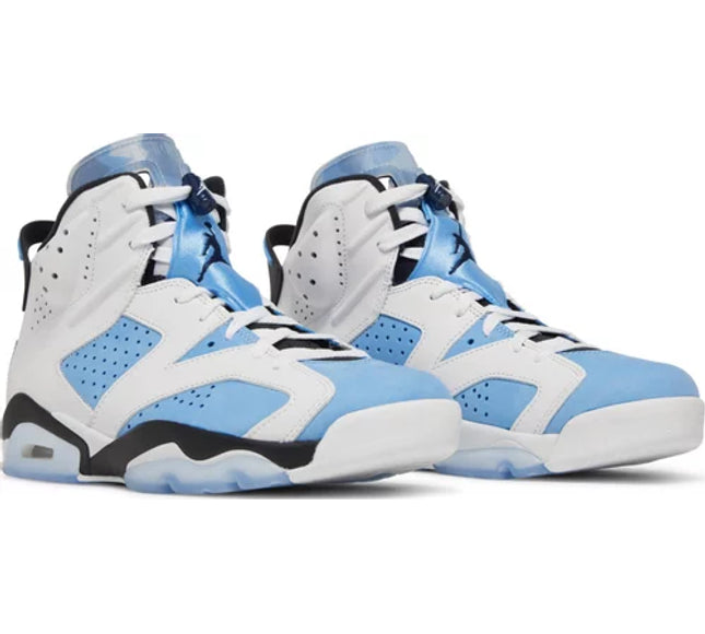 Nike Mens Air Jordan 6 Retro Sneakers - 'UNC Home'