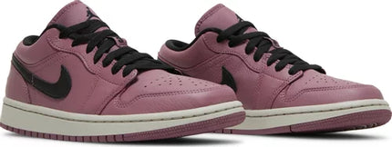 Nike Womens Air Jordan 1 Low SE Sneakers - 'Light Mulberry'