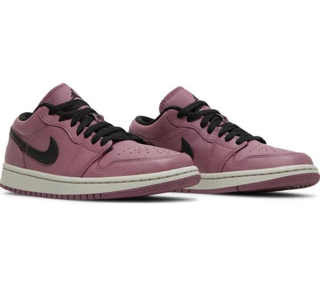 Nike Womens Air Jordan 1 Low SE Sneakers - 'Light Mulberry'