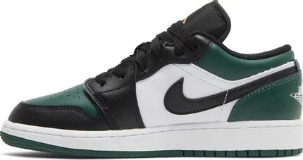 Nike Grade School Womens Air Jordan 1 Low Sneakers - 'Green Toe'
