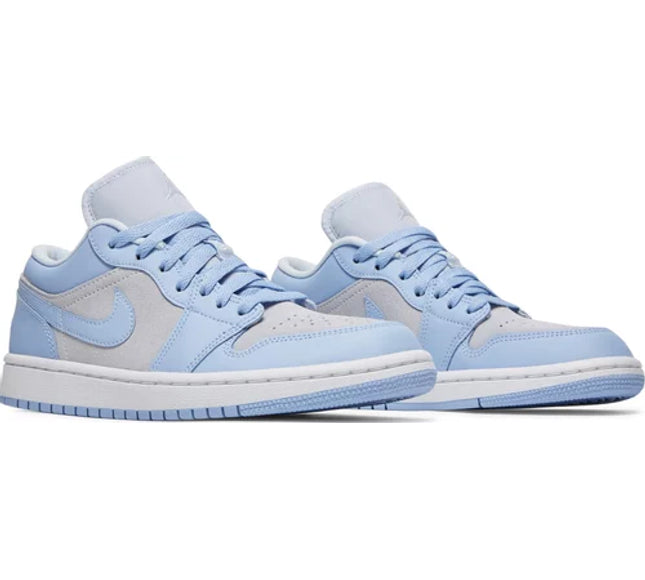 Nike Womens Air Jordan 1 Low Sneakers - 'University Blue'