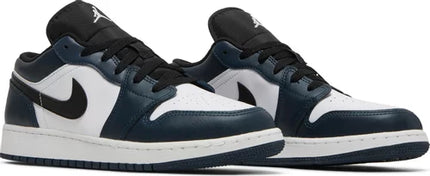 Nike Grade School Womens Air Jordan 1 Low Sneakers - 'Armory Navy'