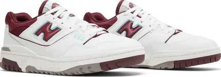 New Balance Mens 550 Shoes - 'Burgundy Turquoise'