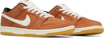 Nike Mens Dunk Low Pro ISO SB Sneakers - 'Dark Russet'