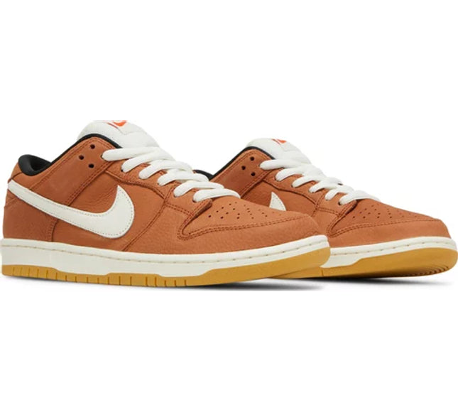 Nike Mens Dunk Low Pro ISO SB Sneakers - 'Dark Russet'