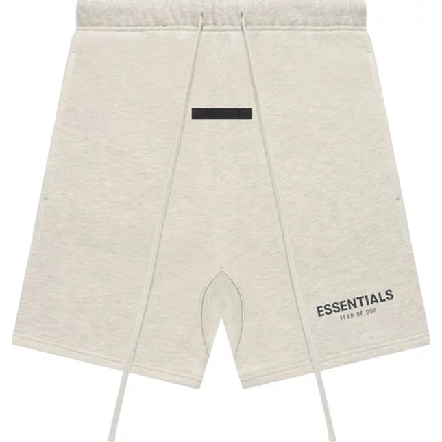 Fear of God Essentials Sweatshort 'Light Heather Oatmeal'