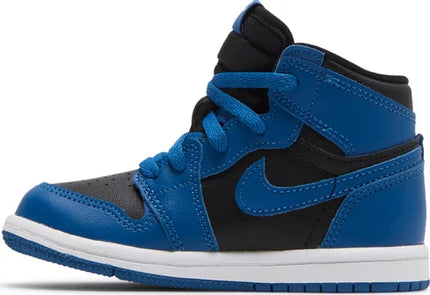 Nike Toddlers Air Jordan 1 Retro High OG Sneakers - 'Dark Marina Blue'