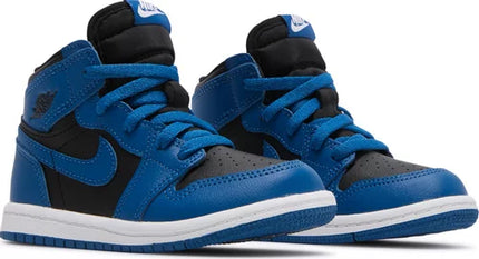 Nike Toddlers Air Jordan 1 Retro High OG Sneakers - 'Dark Marina Blue'
