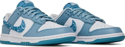 Nike Womens Dunk Low Sneakers - 'Blue Paisley'