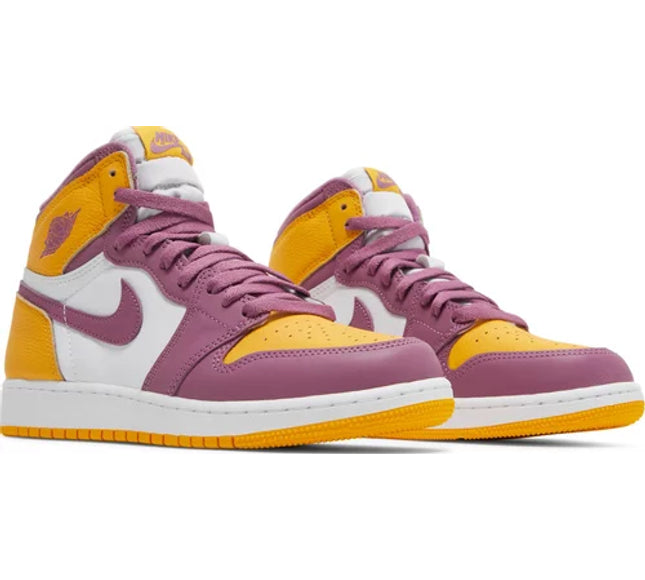 Nike Grade School Womens Air Jordan 1 Retro High OG Sneakers - 'Brotherhood'