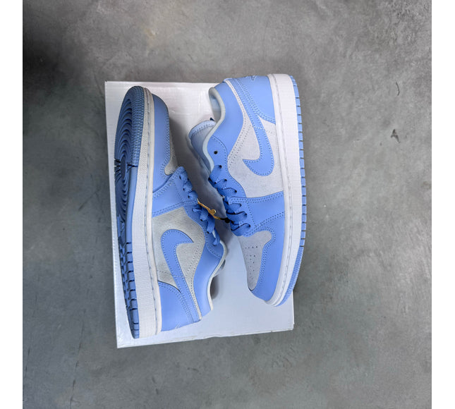 DISPLAY - Nike Womens Air Jordan 1 Low Sneakers - 'University Blue'