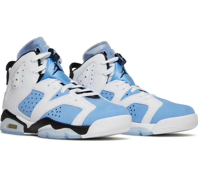 Nike Grade School Womens Air Jordan 6 Retro Sneakers - 'UNC Home'