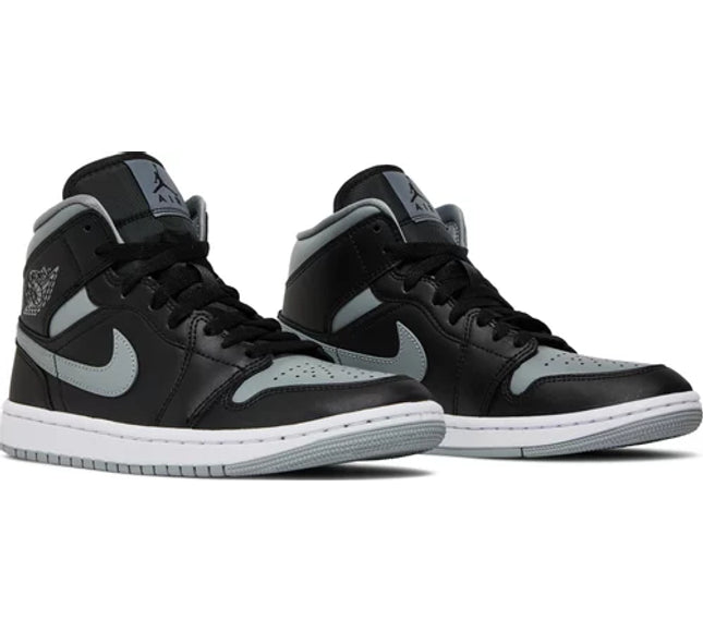 Nike Womens Air Jordan 1 Mid Sneakers - 'Shadow'