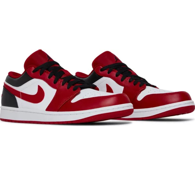 Nike Mens Air Jordan 1 Low Sneakers - 'Reverse Black Toe'