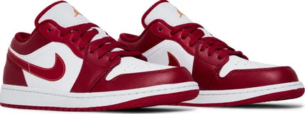 Nike Mens Air Jordan 1 Low Sneakers - 'Cardinal Red'