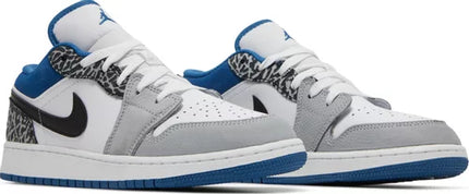 Nike Grade School Womens Air Jordan 1 Low SE Sneakers - 'True Blue'